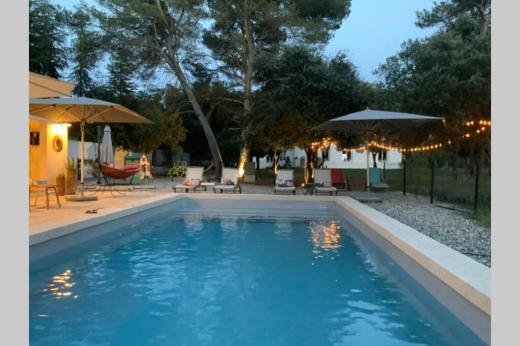 Willa Gite Dans Les Pins Avec Piscine Mazan Zewnętrze zdjęcie
